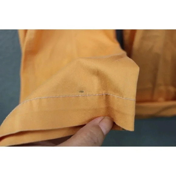 Land's End Women's Orange Pants-Tabs to Roll Up-Size 14P - Picture 9 of 9
